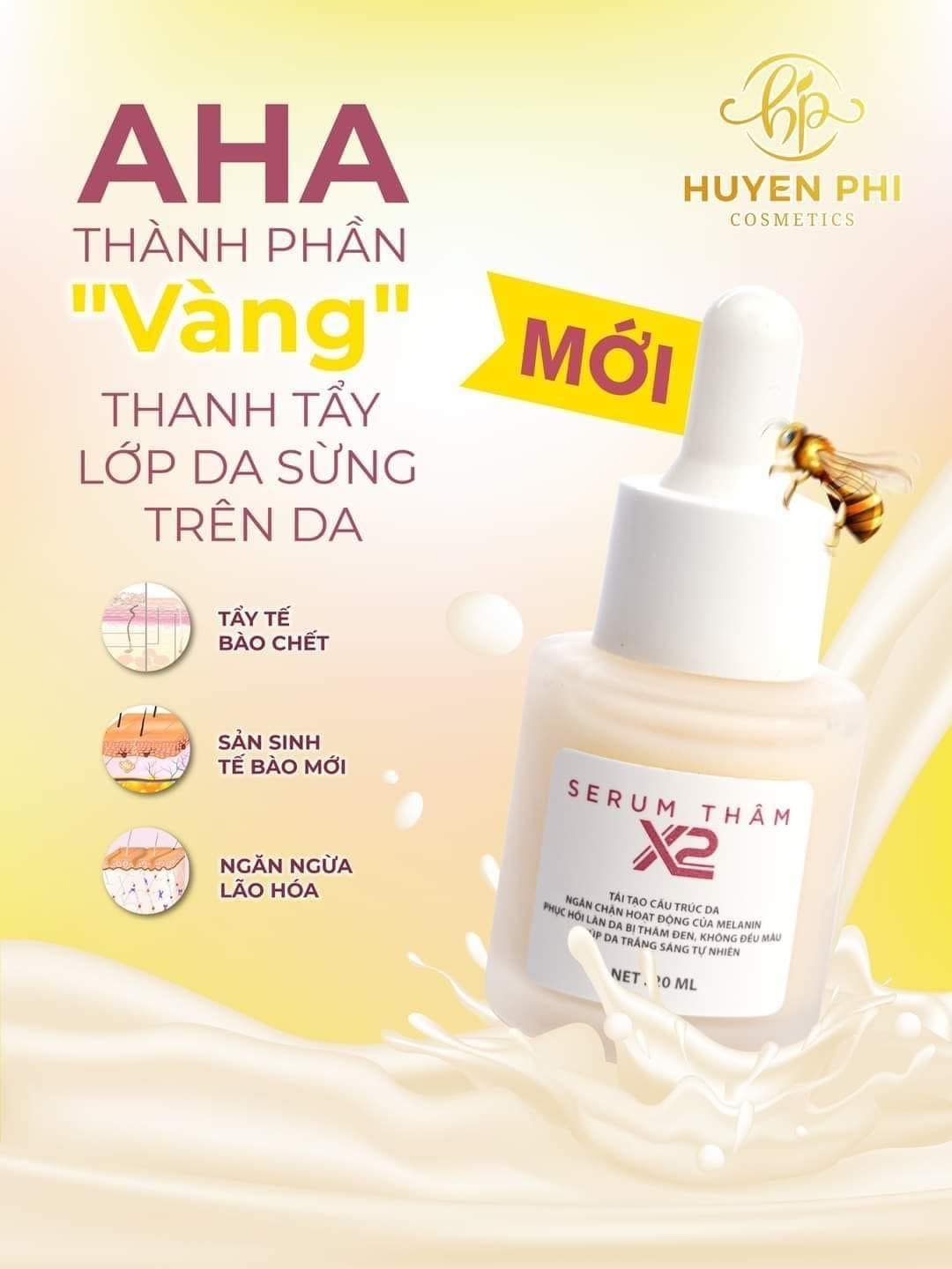 Chịu thâm vĩnh viễn hay là trắng cả đời với serum khử thâm Huyền Phi Cosmetics