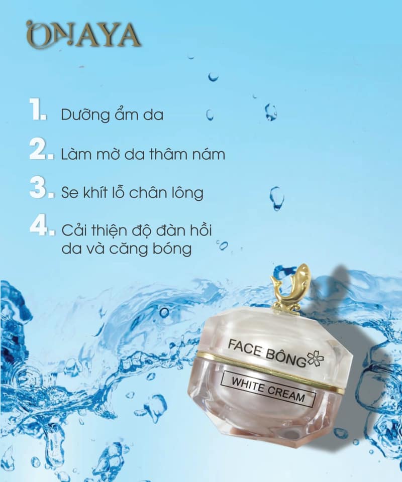 Muốn Đen Thì Ra Nắng Còn Muốn Trắng Xinh Thì Đã Có Kem Face Bông ONAYA