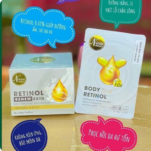 Sở Hữu Làn Da Căng Bóng Mịn Màng Với Kem Body Retinol Nicos Beauty Sở Hữu Làn Da Căng Bóng Mịn Màng Với Kem Body Retinol Nicos Beauty