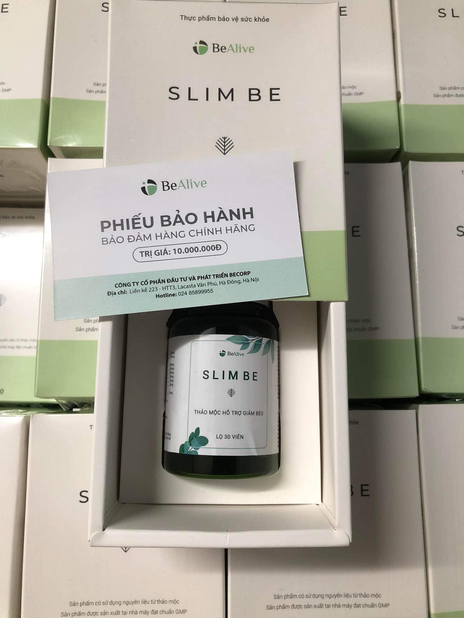 Giảm Cân Slim Be Bealive Dạng lọ 30 viên