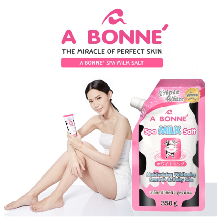 Trắng Hồng Mịn Màng Với Muối Tắm Sữa Bò Tẩy Tế Bào Chết Đến Từ Thái Lan Trắng Hồng Mịn Màng Với Muối Tắm Sữa Bò Tẩy Tế Bào Chết Đến Từ Thái Lan