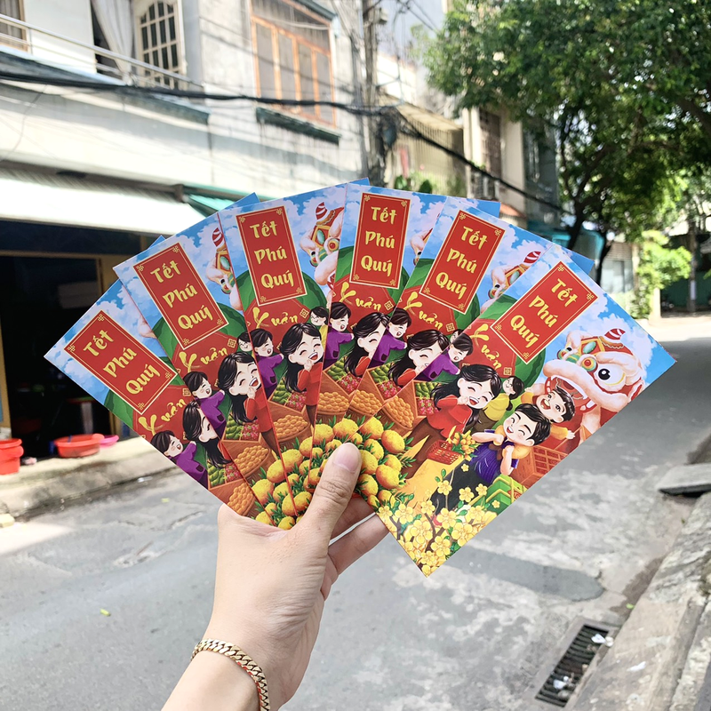 Combo 50 bao lì xì tết Quý Mão 2023