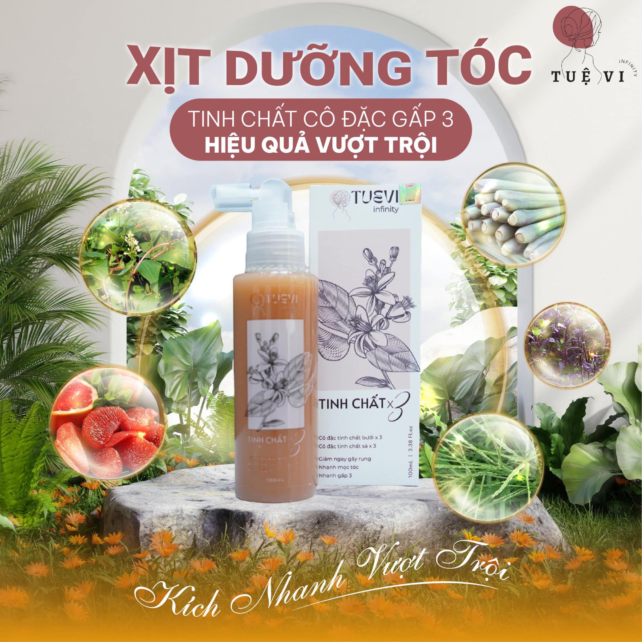 Tinh Chất Sả Bưởi Tuệ Vi Infinity Phiên Bản Mới