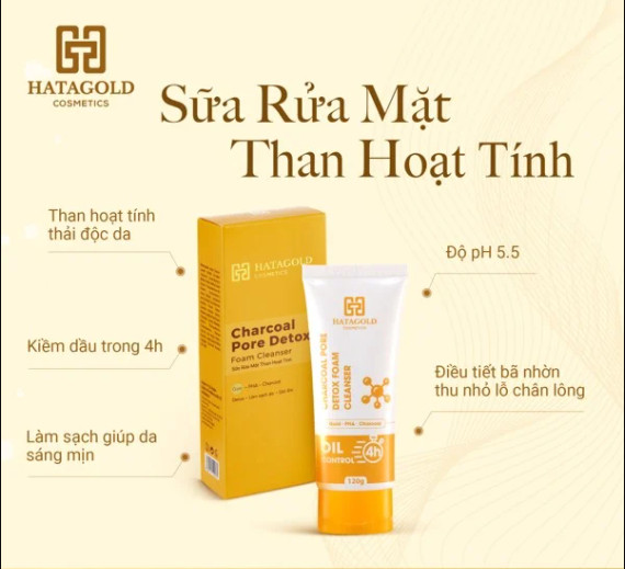 Làm sạch da ngừa mụn đúng cách cùng sữa rửa mặt Hatagold
