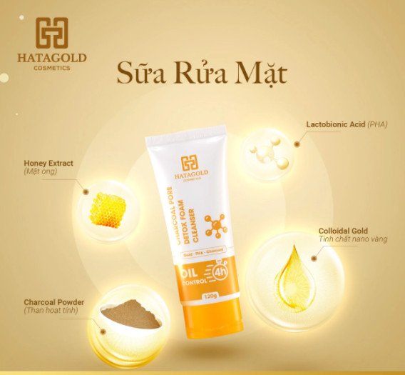 Làm sạch da ngừa mụn đúng cách cùng sữa rửa mặt Hatagold