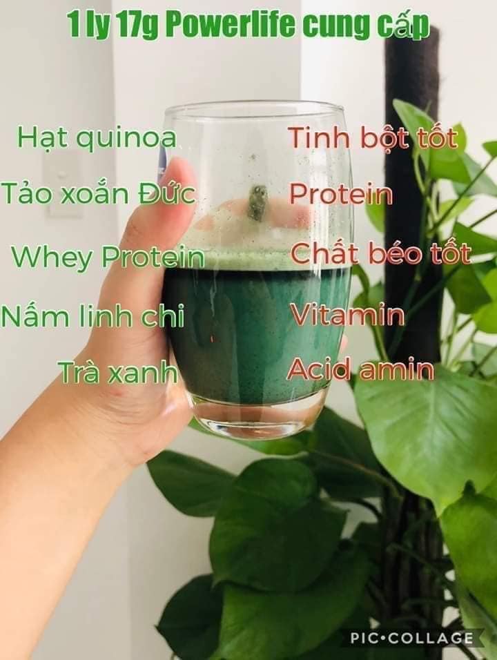 Sao uống sữa tảo giảm cân Powerlife khách không bi mệt