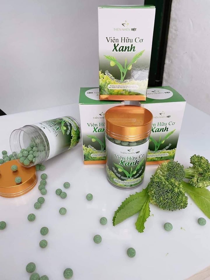 Dùng ngay Viên hữu cơ Xanh để giữ mãi thanh xuân tươi trẻ!