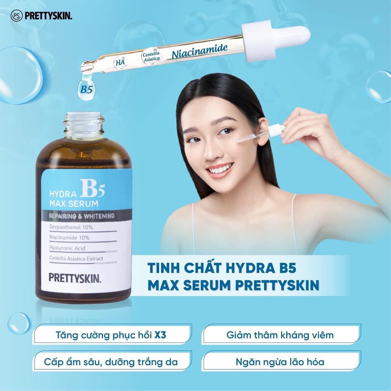 Serum phục hồi gấp 3 lần cho da nhạy cảm