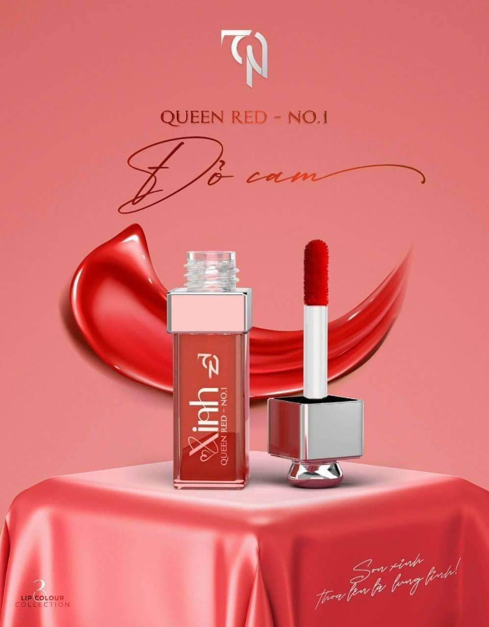 Sở hữu 3 siêu phẩm SON MÔI COLLAGEN X3 ĐÔNG ANH - Son Xinh TN Mỹ Phẩm Đông Anh 1 Set 3 Màu Tặng Tẩy Tế Bào Chết