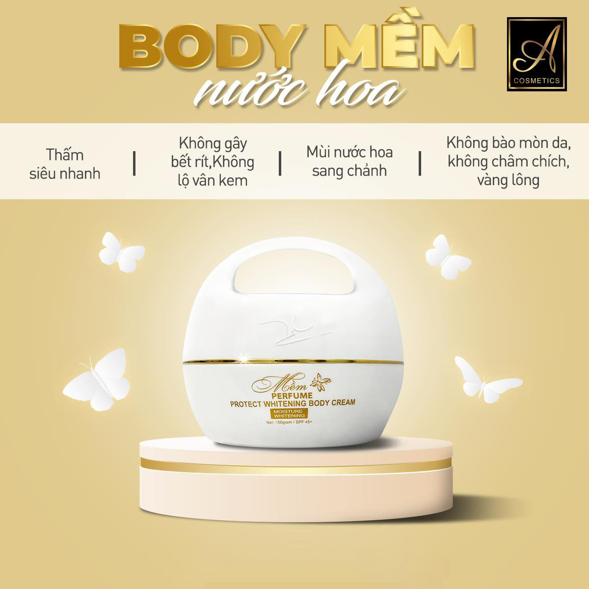 Kem Body Mềm A Cosmetic Chính Hãng 2023