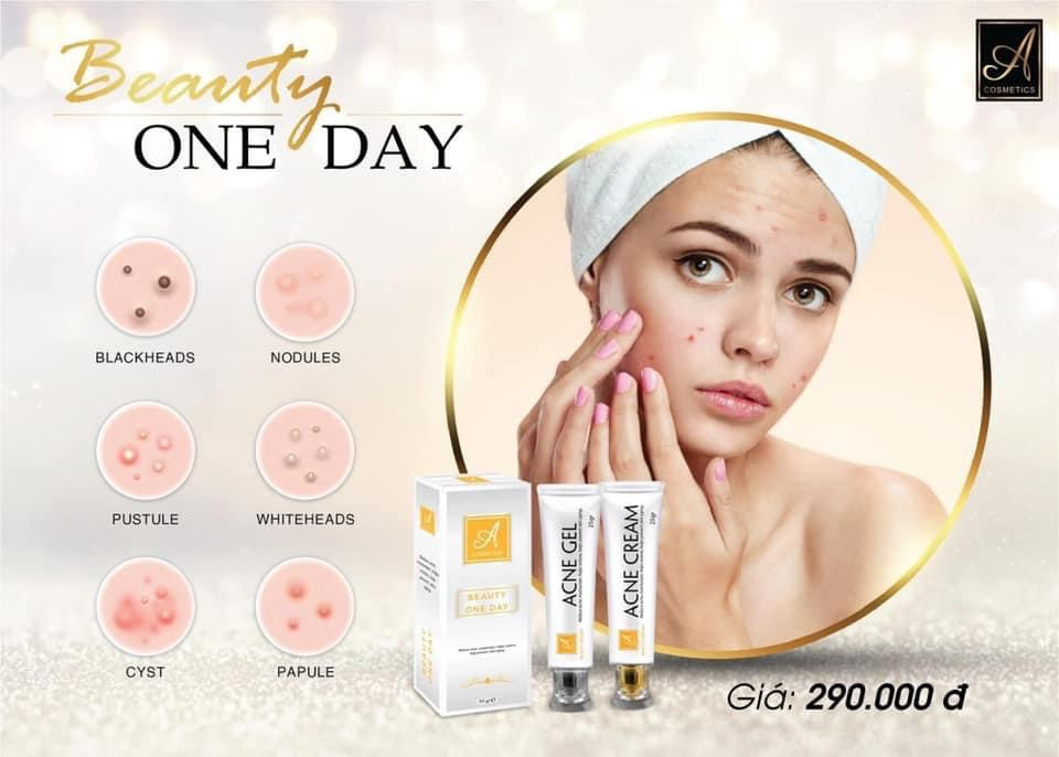 COMBO TRỊ MỤN BEAUTY ONE DAY