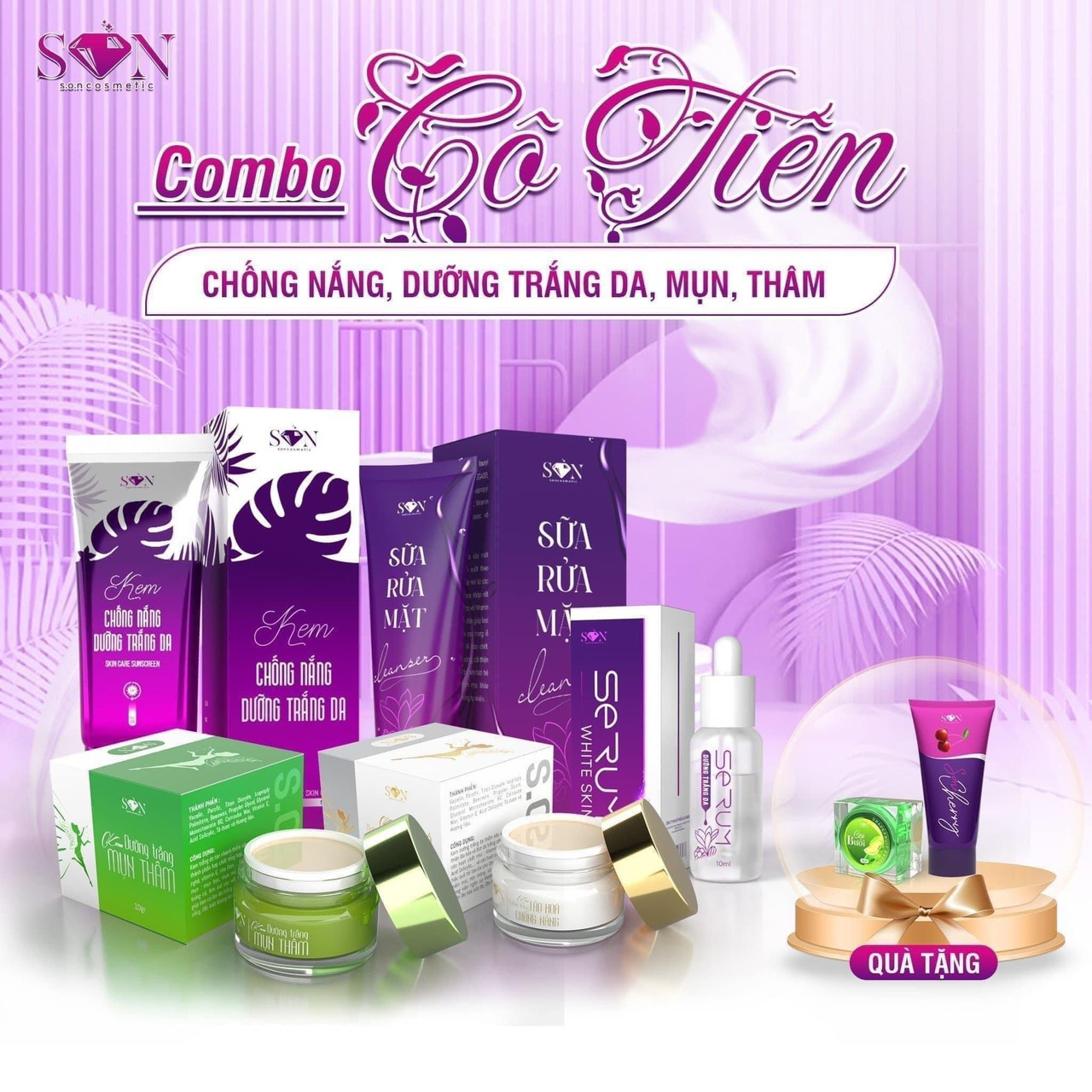 Nhớ thoa combo face trước khi ngủ để có làng da trắng sáng mịn màng hết mụn thâm nám tàng nhang nha các tình yêu