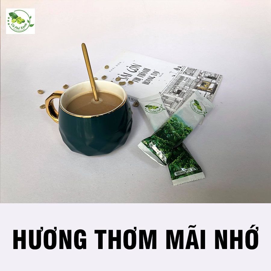 Bắt đầu ngày mới cùng tách cà phê xanh đắng nhẹ, ngọt thanh