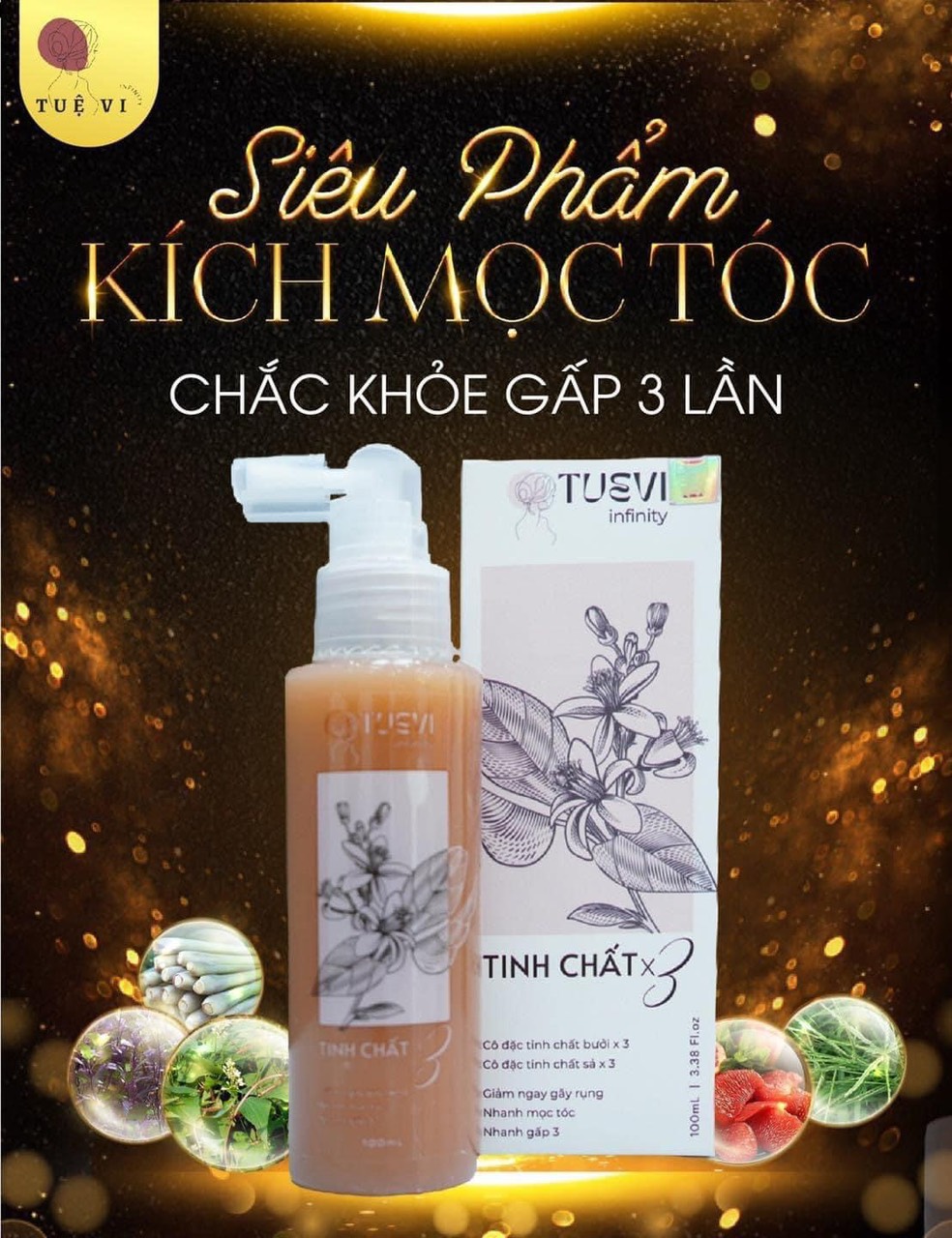 Hết gãy rụng hư tổn khô xơ nhờ Tinh Dầu Sả Bưởi