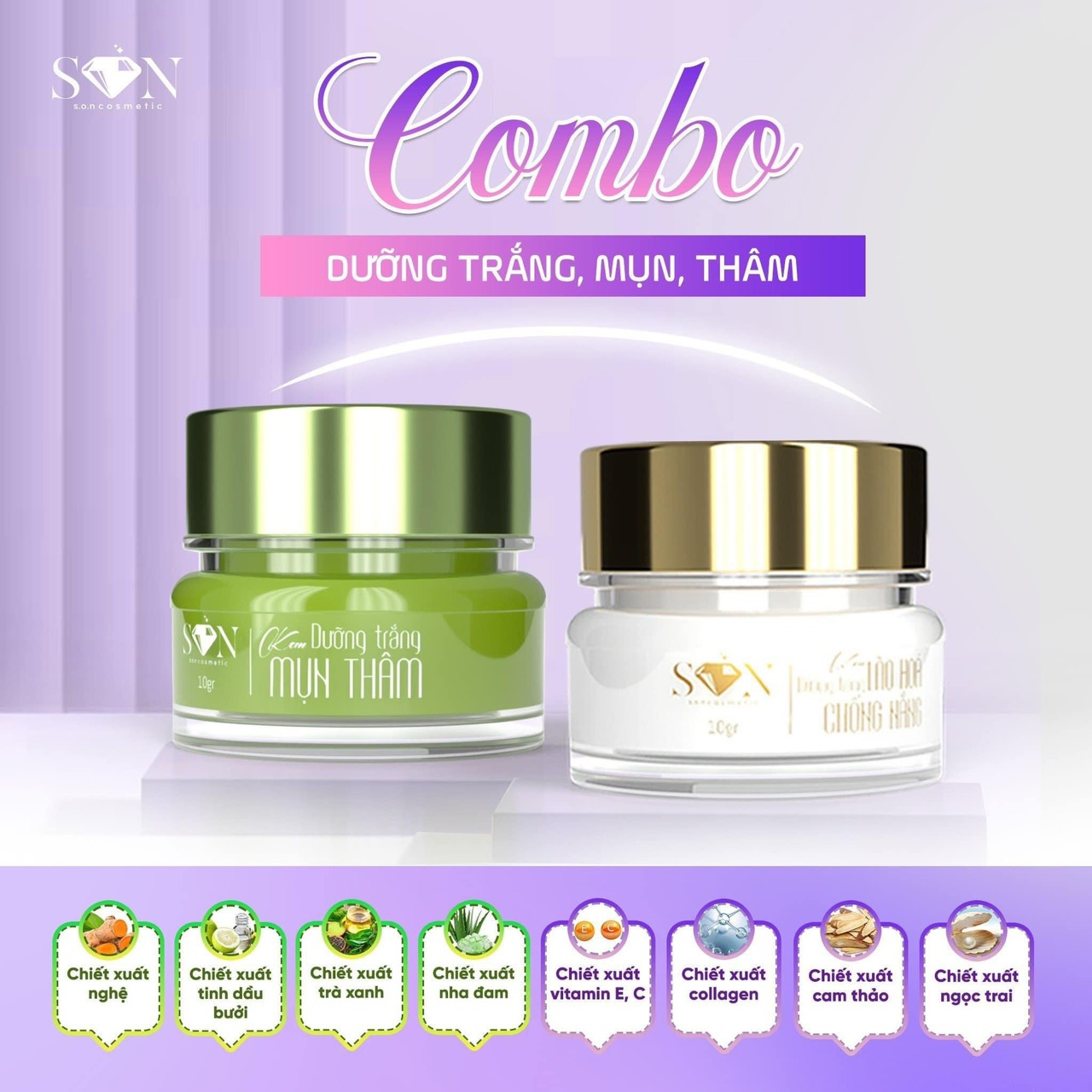 Muốn sang thì bắc cầu kiều muốn da trắng sáng thì dùng Kem Son