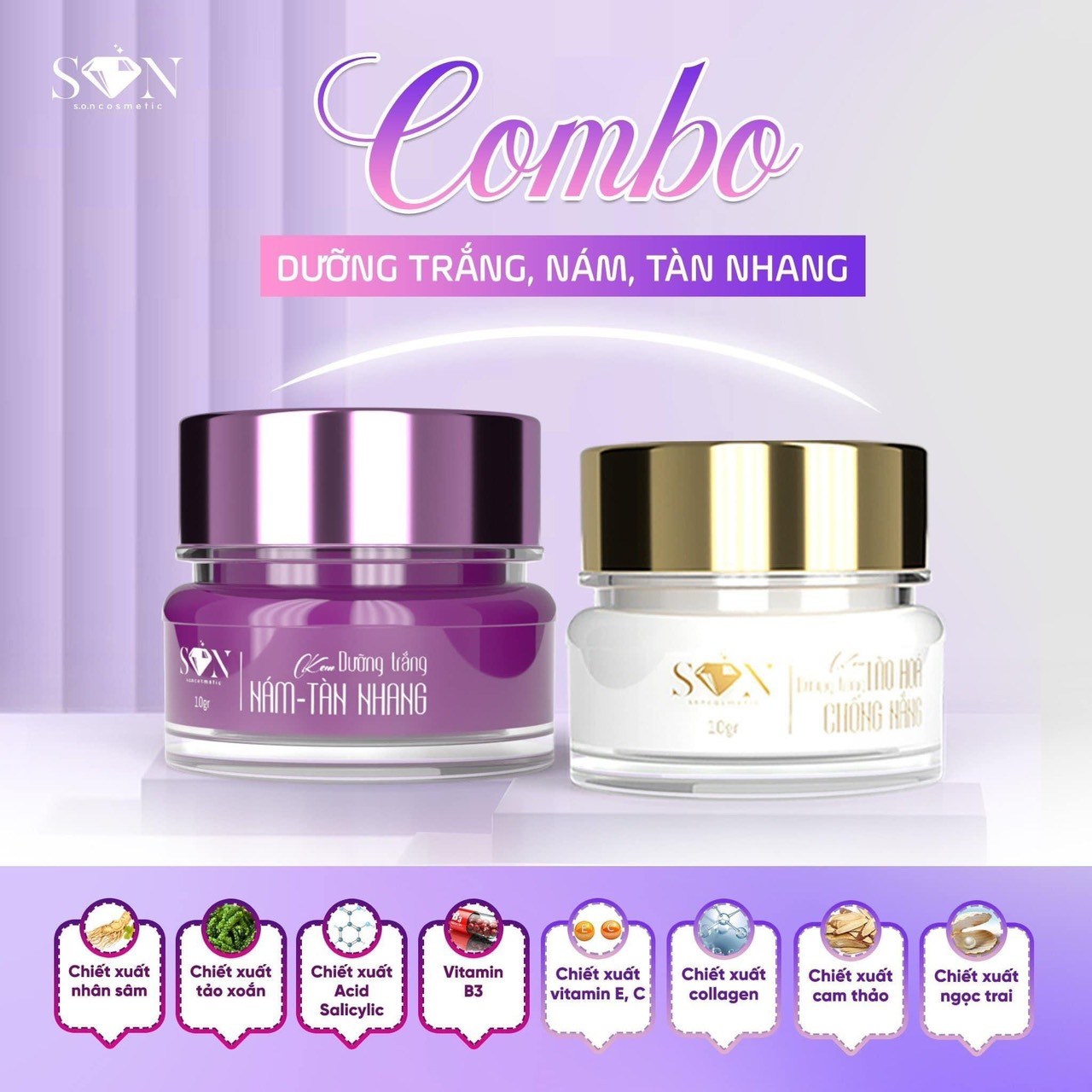 Muốn sang thì bắc cầu kiều muốn da trắng sáng thì dùng Kem Son