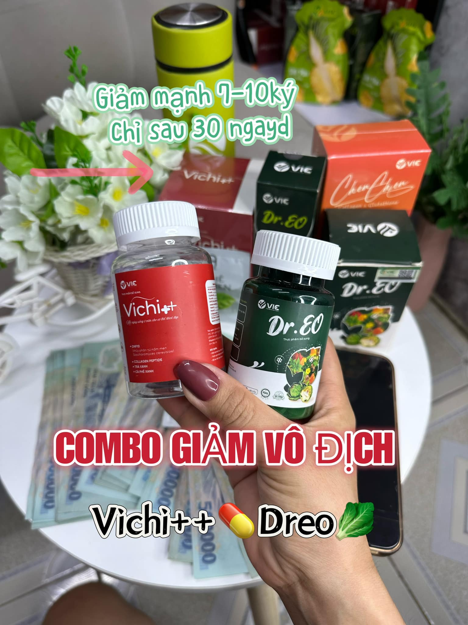 Combo diệt mỡ cơ địa chai lờn siêu lì