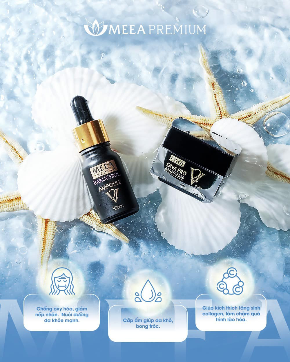 Combo Dưỡng Da Face Cá Hồi DNA Pro V2 Mini + Serum Bakuchiol Amploule V2 Mini Meea Origin Combo Dưỡng Da Face Cá Hồi DNA Pro V2 Mini + Serum Bakuchiol Amploule V2 Mini Meea Origin