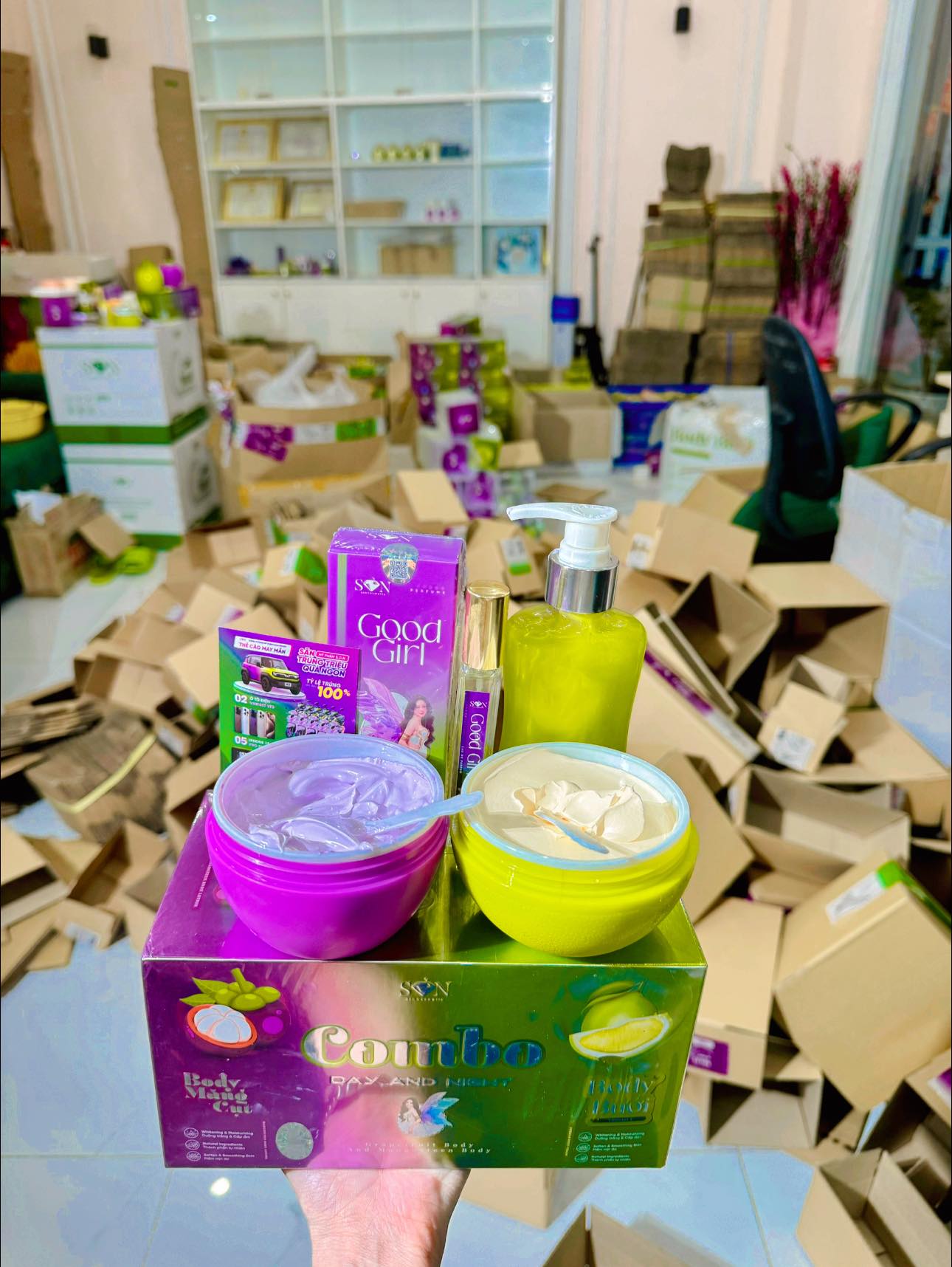 Combo Body Bưởi Măng Cụt SON Cosmetic