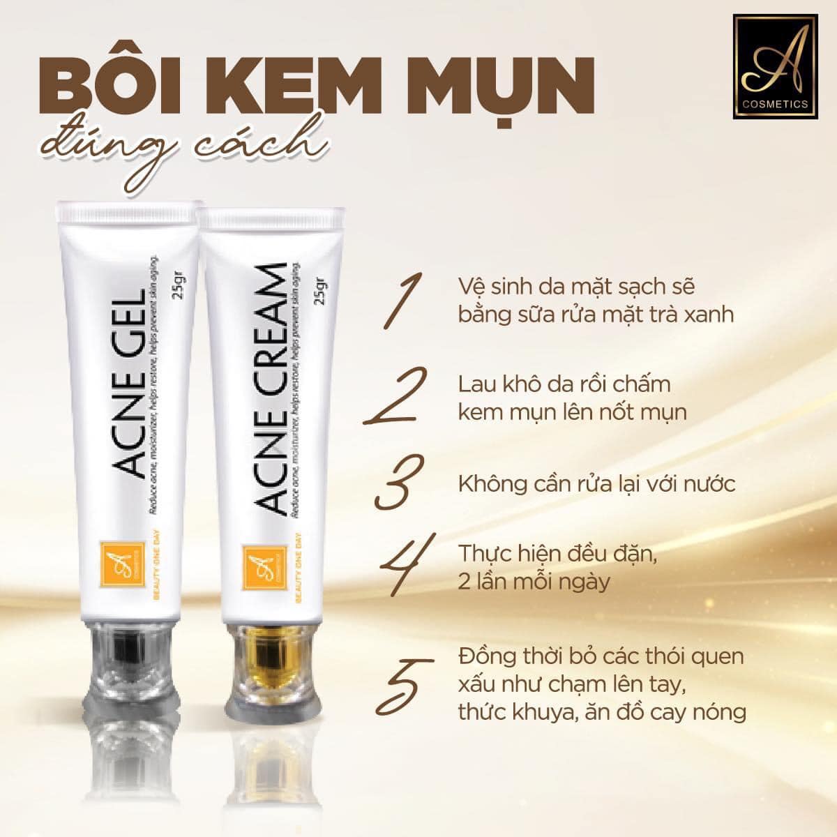 Combo Giảm Mụn Beauty One Day A Cosmetics Mỹ Phẩm Phương Anh
