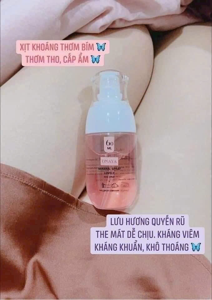 Xịt Khoáng Khử Mùi Vùng Kín Onaya Minaral Spray Lovely