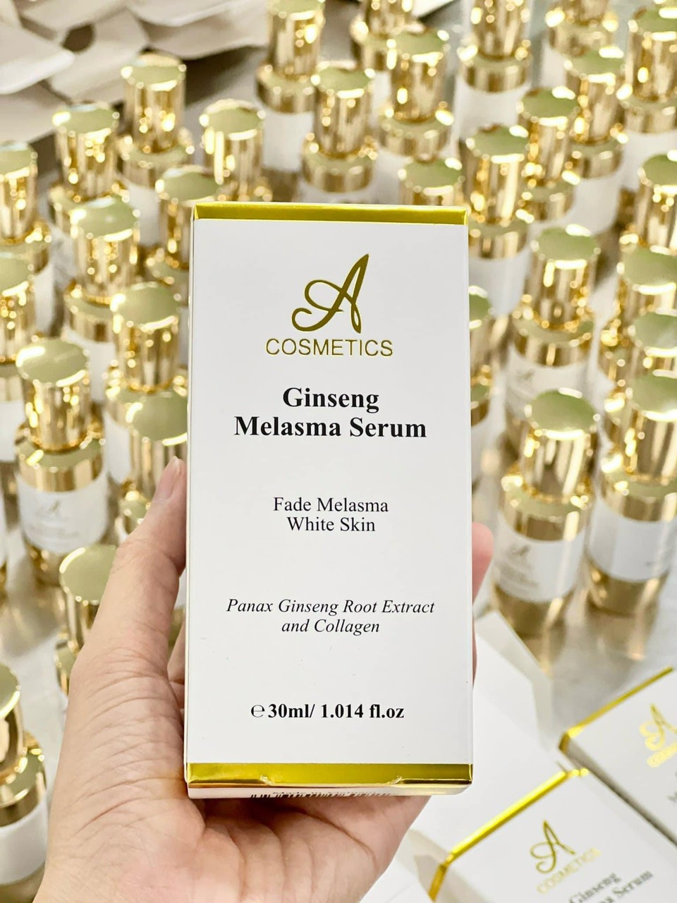 Đầu tháng 12 ACosmetics chính thức ra mắt mẫu Serum cực hot trong bộ Face Nám