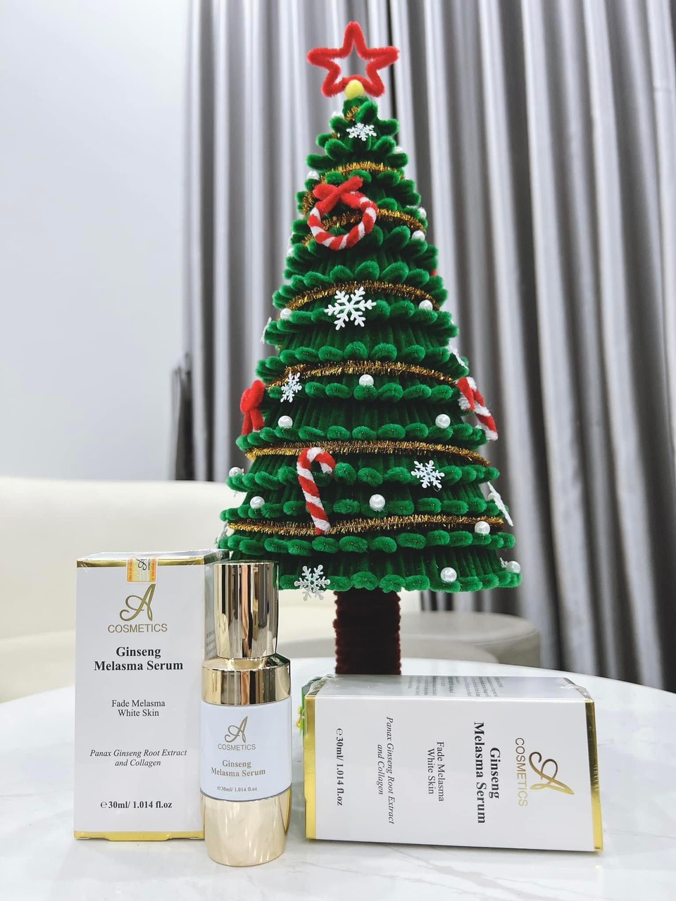 Thả nhẹ một chiếc Serum dưỡng trắng mờ thâm nám