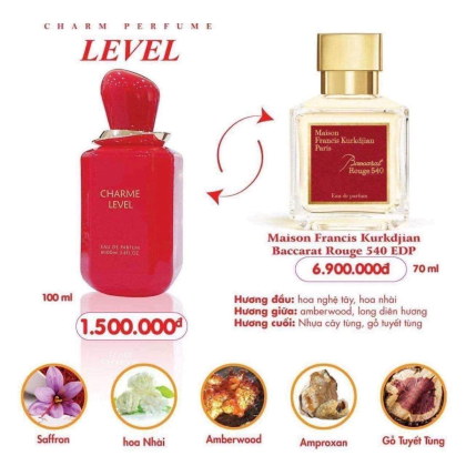 Nước Hoa Nữ Charme Level 100ml Nước Hoa Nữ Charme Level 100ml