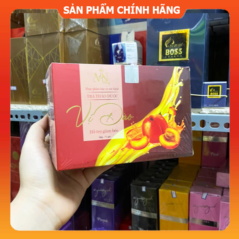 Trà Giảm Cân Vị Đào Mỹ Phẩm Đông Anh