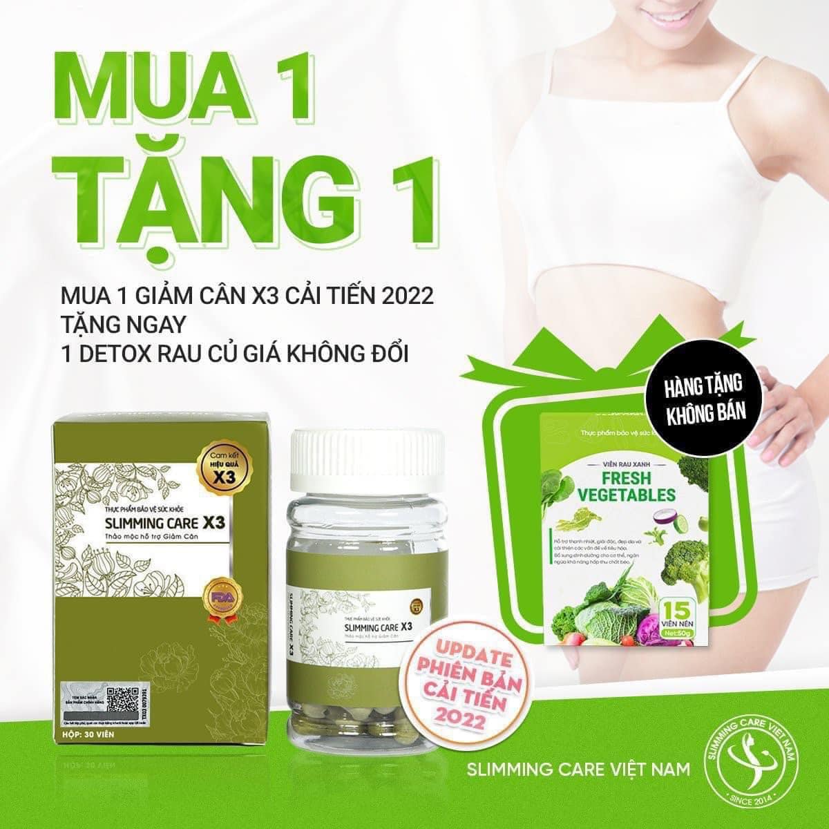 Viên Uống Giảm Cân  Slimming Care bán mát tay nhất năm