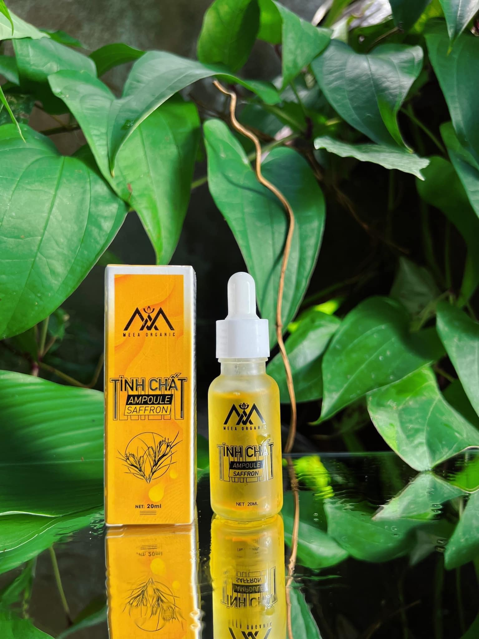 Serum Tinh Chất Ampoule Saffron MeeA Organic