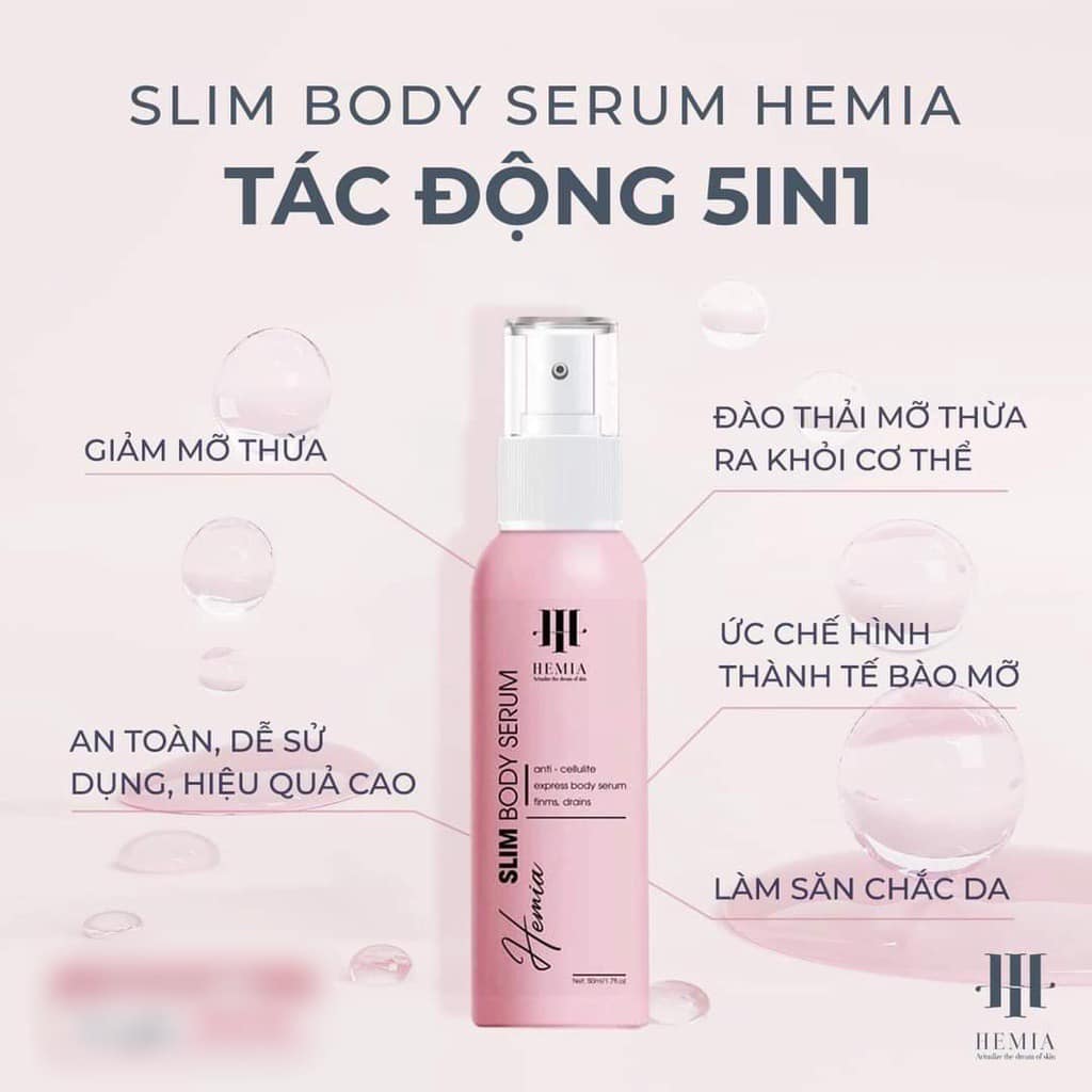 Chăm quấn eo  Kem Tan Mỡ Hemia Slim Body Spray độ dáng đón tết  đi các chị đẹp của em ơi