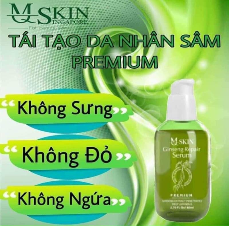 Serum tái tạo da không sưng MQ Skin phiên bản cao cấp -Nhân Sâm
