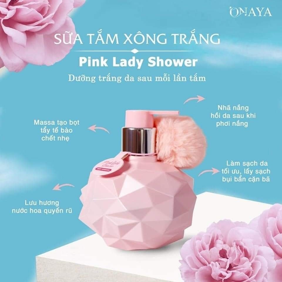 Sữa Tắm Xông Trắng Pink Lady Cái tên được săn lùng rộn ràng nhất hiện nay