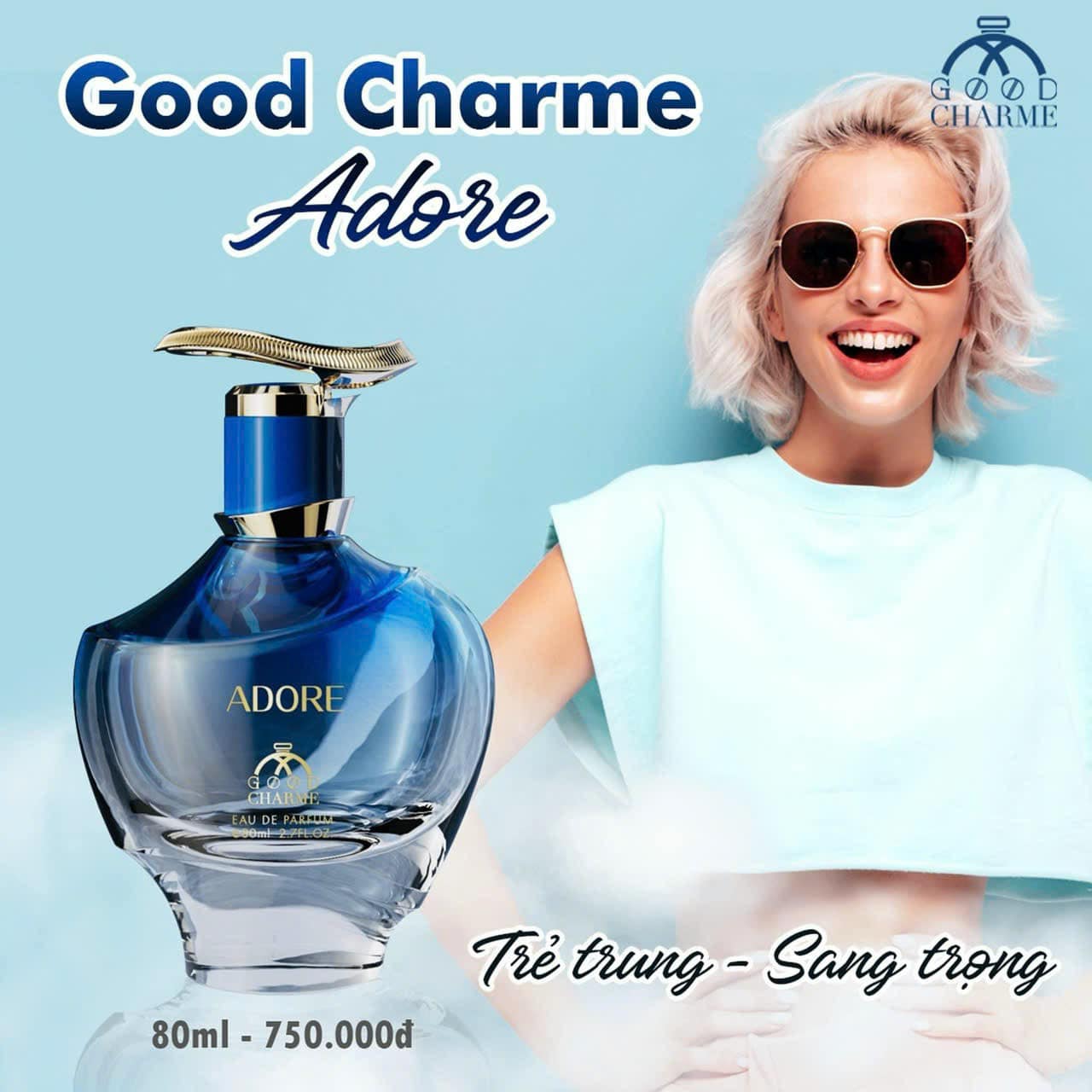 Nước Hoa Nữ Good Charme Adore phù hợp với những cô nàng có cá tính mạnh mẽ luôn tự tin về khả năng của bản thân