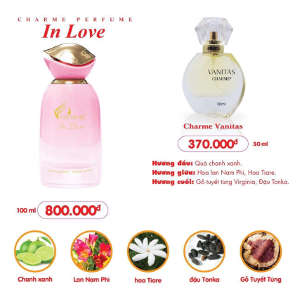 Nước Hoa Nữ Charme In Love 100ml