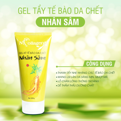 Tẩy Tế Bào Chết Nhân Sâm N Collagen Sử Dụng Cho Mặt Và Body Tẩy Tế Bào Chết Nhân Sâm N Collagen Sử Dụng Cho Mặt Và Body