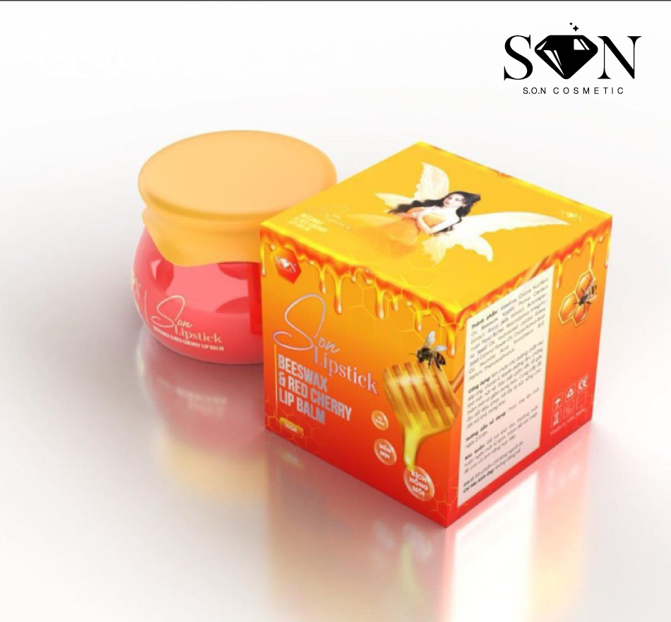Combo Son Dưỡng Sáp Ong Kích Hồng Môi Lipstick Son Cosmetic