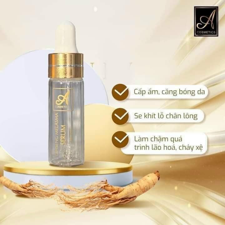 Combo Face Serum Nám Nhân Sâm A Cosmetics Ginseng Melasma Mỹ Phẩm Phương Anh