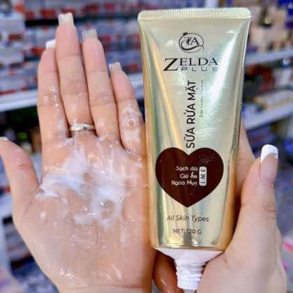 Sữa Rửa Mặt Zelda Plus Sạch Da Giữ Ẩm Ngừa Mụn Sữa Rửa Mặt Zelda Plus Sạch Da Giữ Ẩm Ngừa Mụn