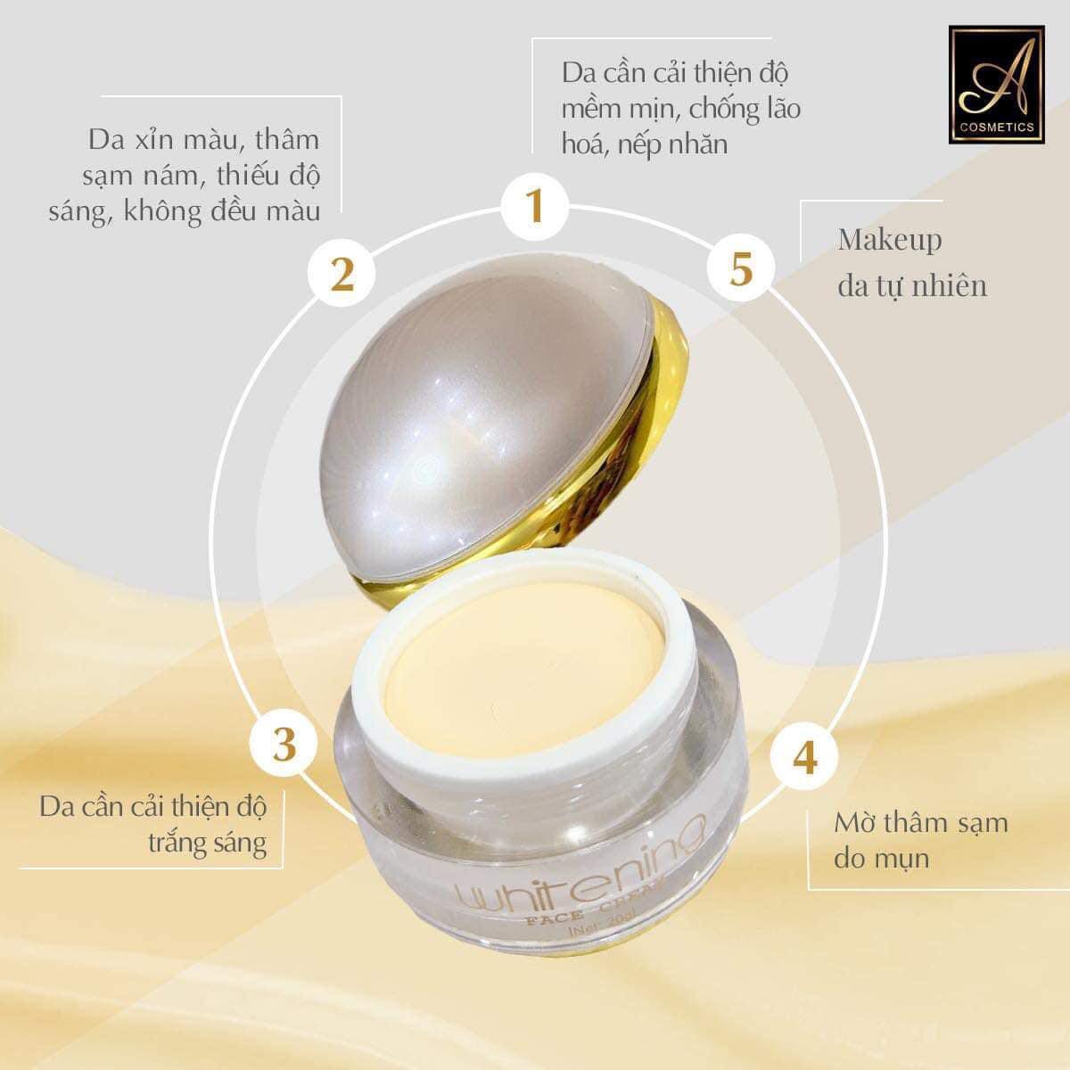 Kem Face Pháp A Cosmetics Dưỡng Trắng Da  Mỹ Phẩm Phương Anh A Cosmetic