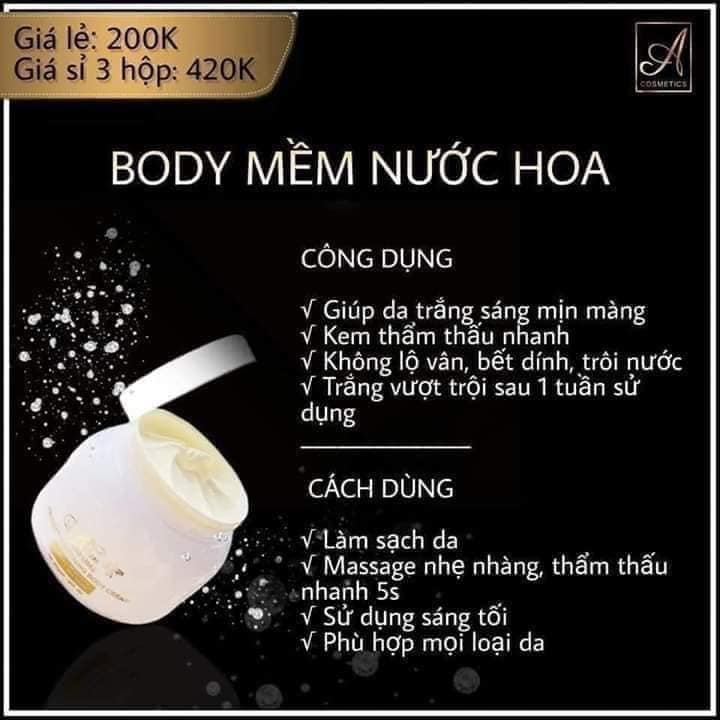 Kem body mềm sẽ giúp các chị em trở nên sang chảnh hơn và tự tin hơn