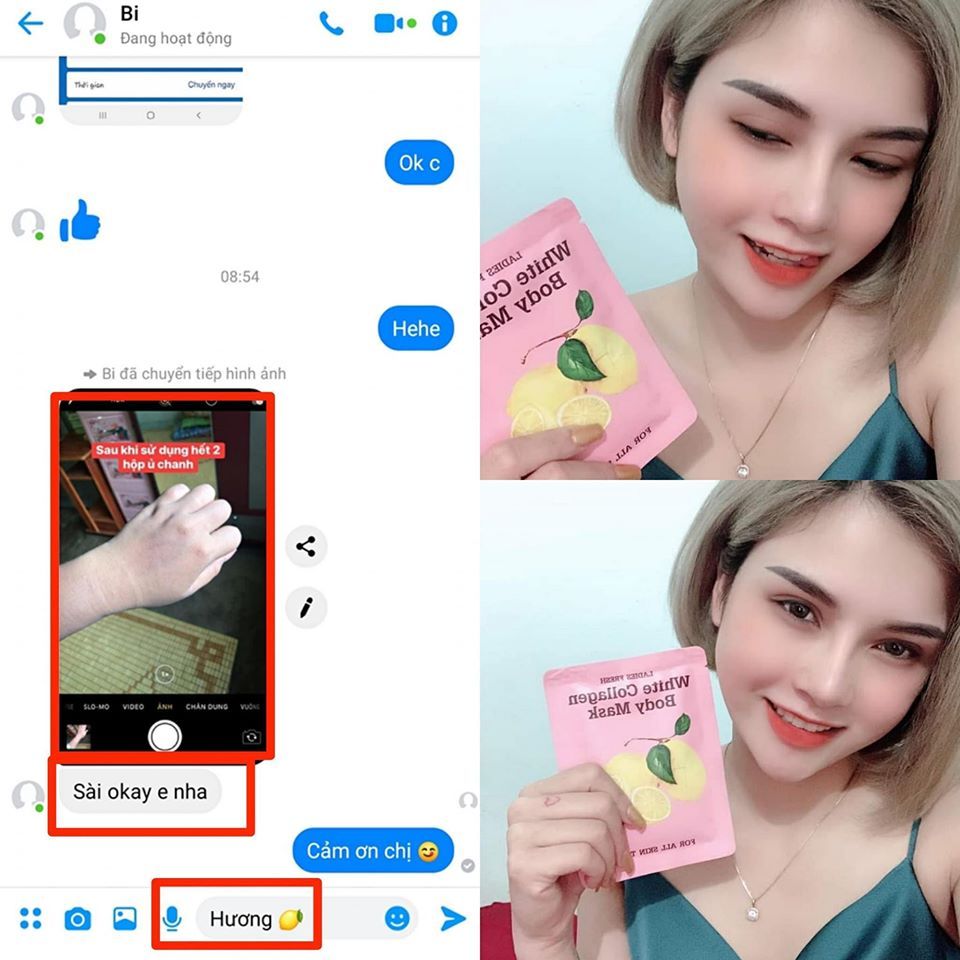 Chanh khử thâm cực tốt vì vậy độ trắng khỏi bàn cãi!