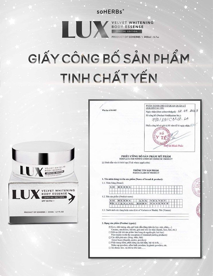 Đằng sau một làn da hoàn hảo, là sự nâng đỡ của em Kem Body Lux này