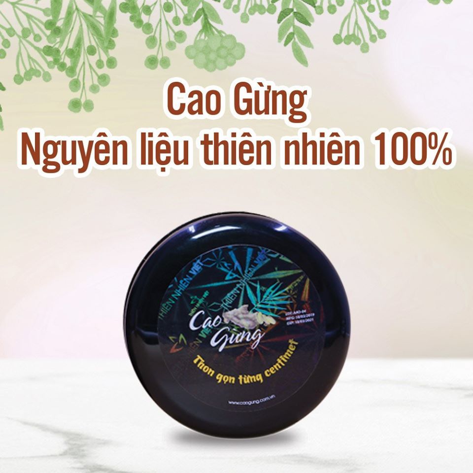 Cao gừng "bảo bối" cho vòng eo thon gọn