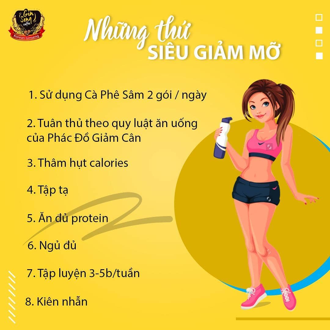 Ở đâu giảm béo khó có Cà Phê Sâm lo!
