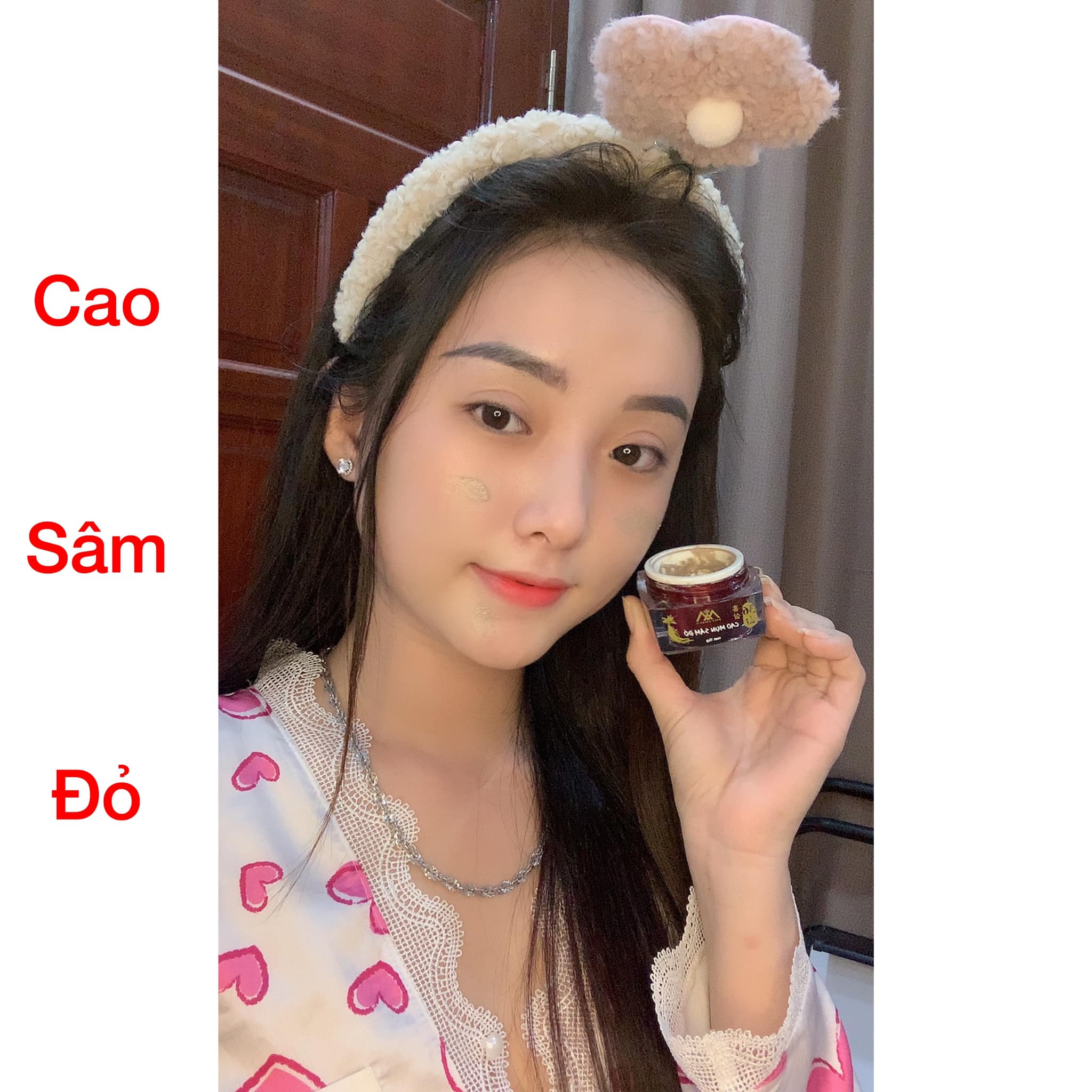 Thảo dược trị mụn Cao Mụn Sâm Đỏ