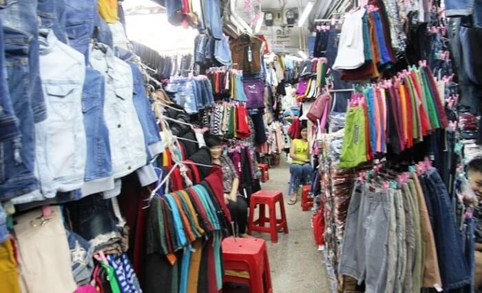 xưởng sỉ quần áo chợ Tân Bình